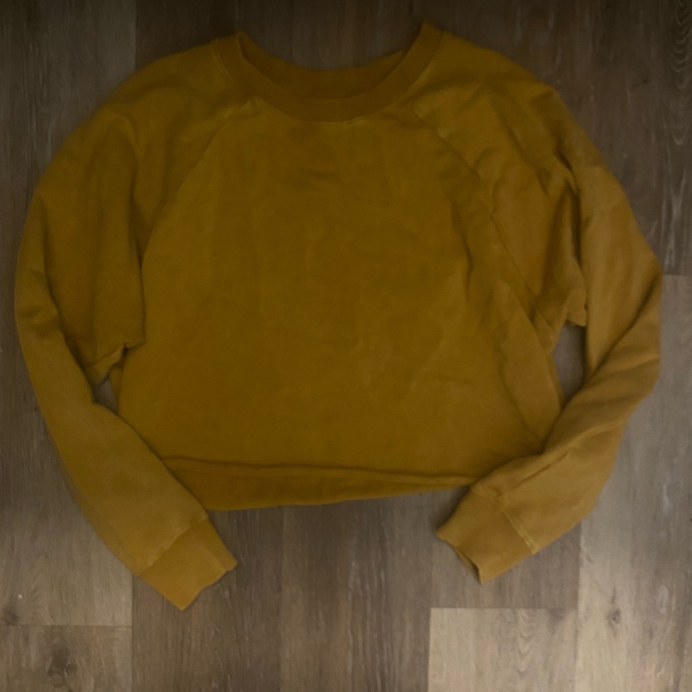 Chic Mustard Crop Top for Women